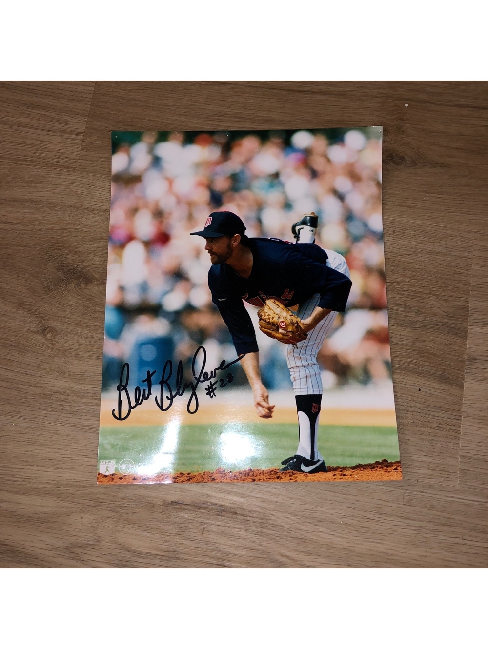 BERT BLYLEVEN HALL OF FAME MINNESOTA HOF TWINS SIGNED AUTOGRAPHED PHOTO 8” x 10”